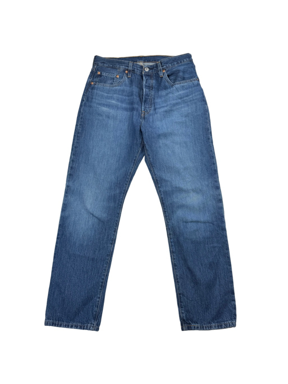 Men's Levi's Premium 501 30x30 Button Fly Straight Fit Jeans